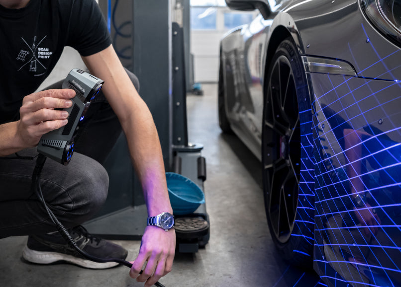 FreeScan Combo – Escáner 3D Híbrido para Metrología e Inspección